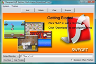 CheapestSoft SwfGet:Flash Game Download screenshot